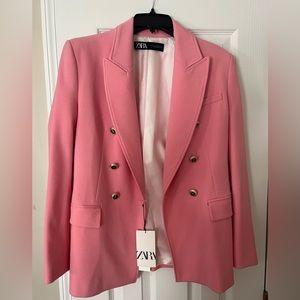 Tailored double breasted Zara blazer